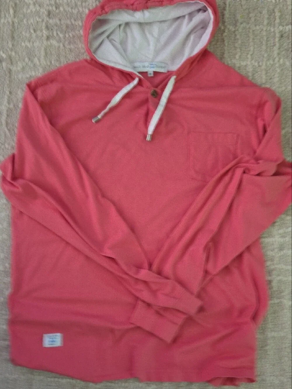 Bald Head Blues Coral Hooded Pullover, M - New, No Tags